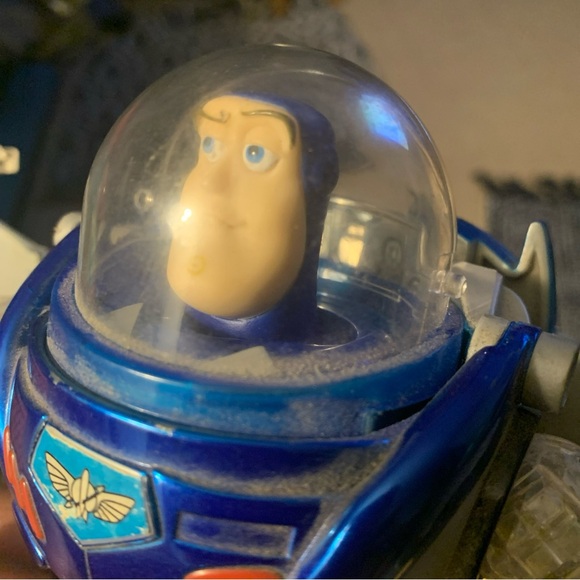 Buzz Lightyear Metal Morphers Pixar Toy Story 2 Clear Vintage - Picture 3 of 5